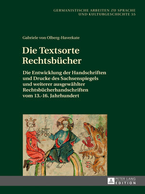 cover image of Die Textsorte Rechtsbücher